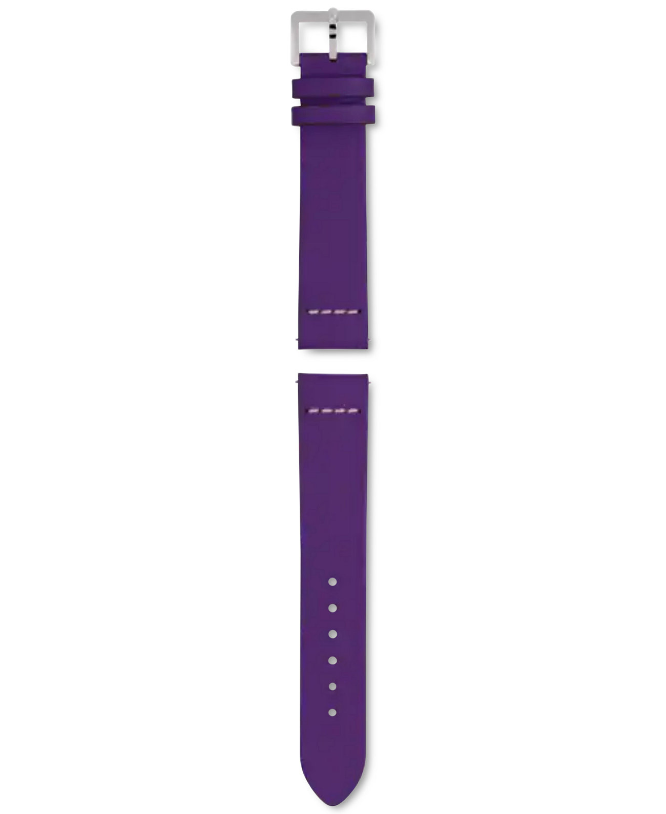 Лиловый кожаный ремешок для часов Captain Cook, 37 мм Rado