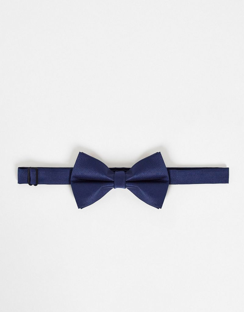 Темно-синий галстук-бабочка ASOS DESIGN ASOS DESIGN