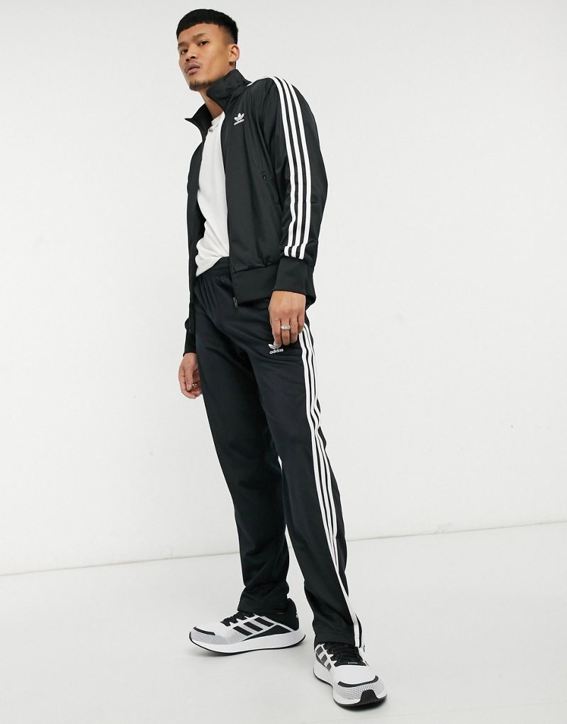 Черные спортивные брюки с тремя полосками adidas Originals adicolor Firebird Adidas