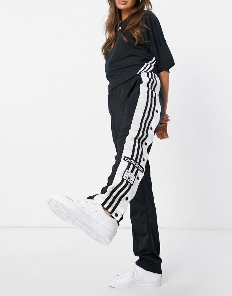 Черные спортивные брюки с логотипом adidas Originals adicolor adibreak Adidas