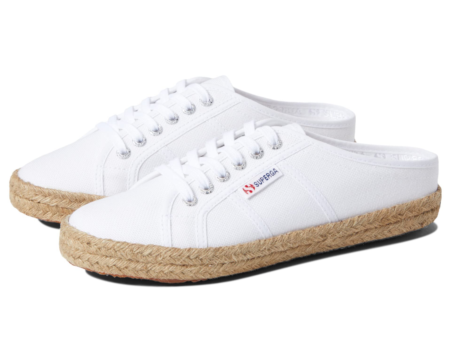 Модные кеды Superga 2402 - Rope из текстиля с плоским круглым носом Superga