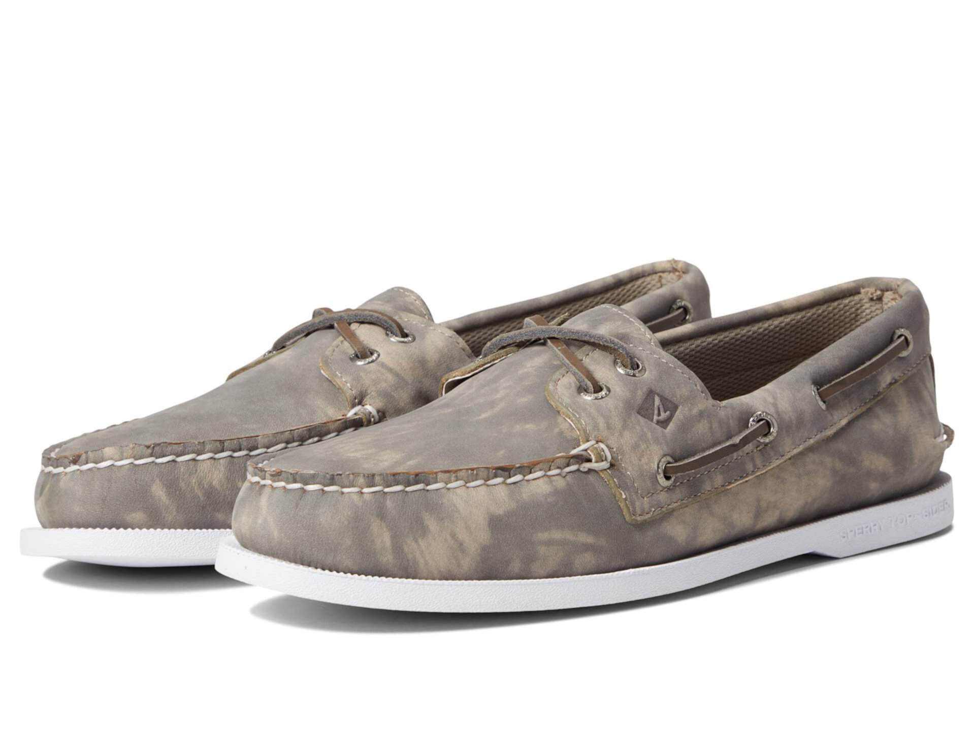 Мужские туфли Sperry A/O 2-Eye Nubuck с 360° системой шнуровки и нескользящей подошвой Sperry