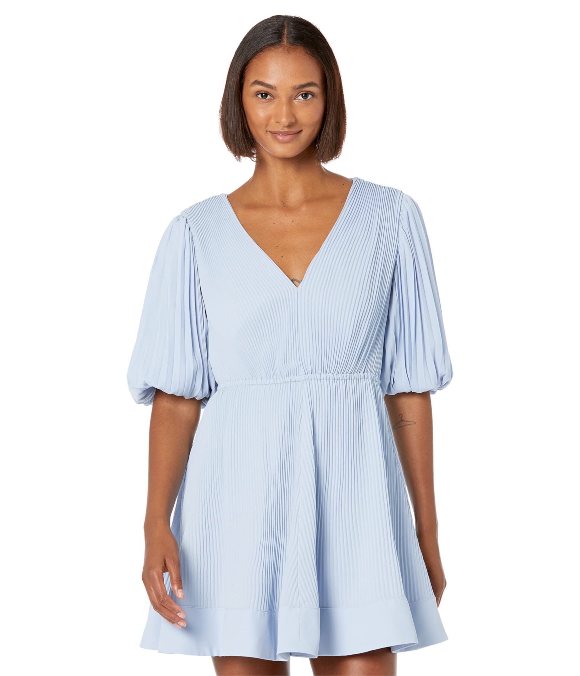 Elle Pleated Dress Milly