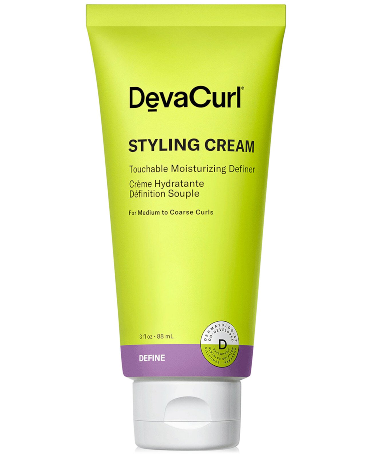 Styling Cream Touchable Moisturizing Definer, 3 унции, от PUREBEAUTY Salon & Spa DevaCurl