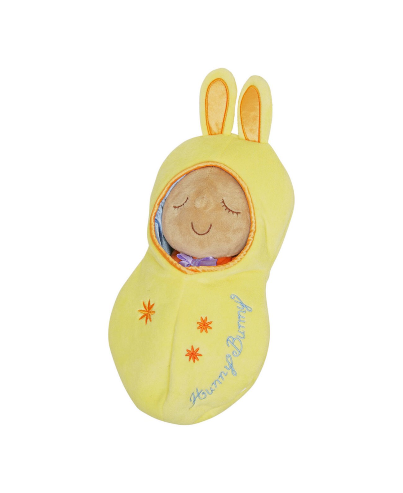 Snuggle Pod Hunny Bunny Beige First Baby Doll с уютным спальным мешком Manhattan Toy