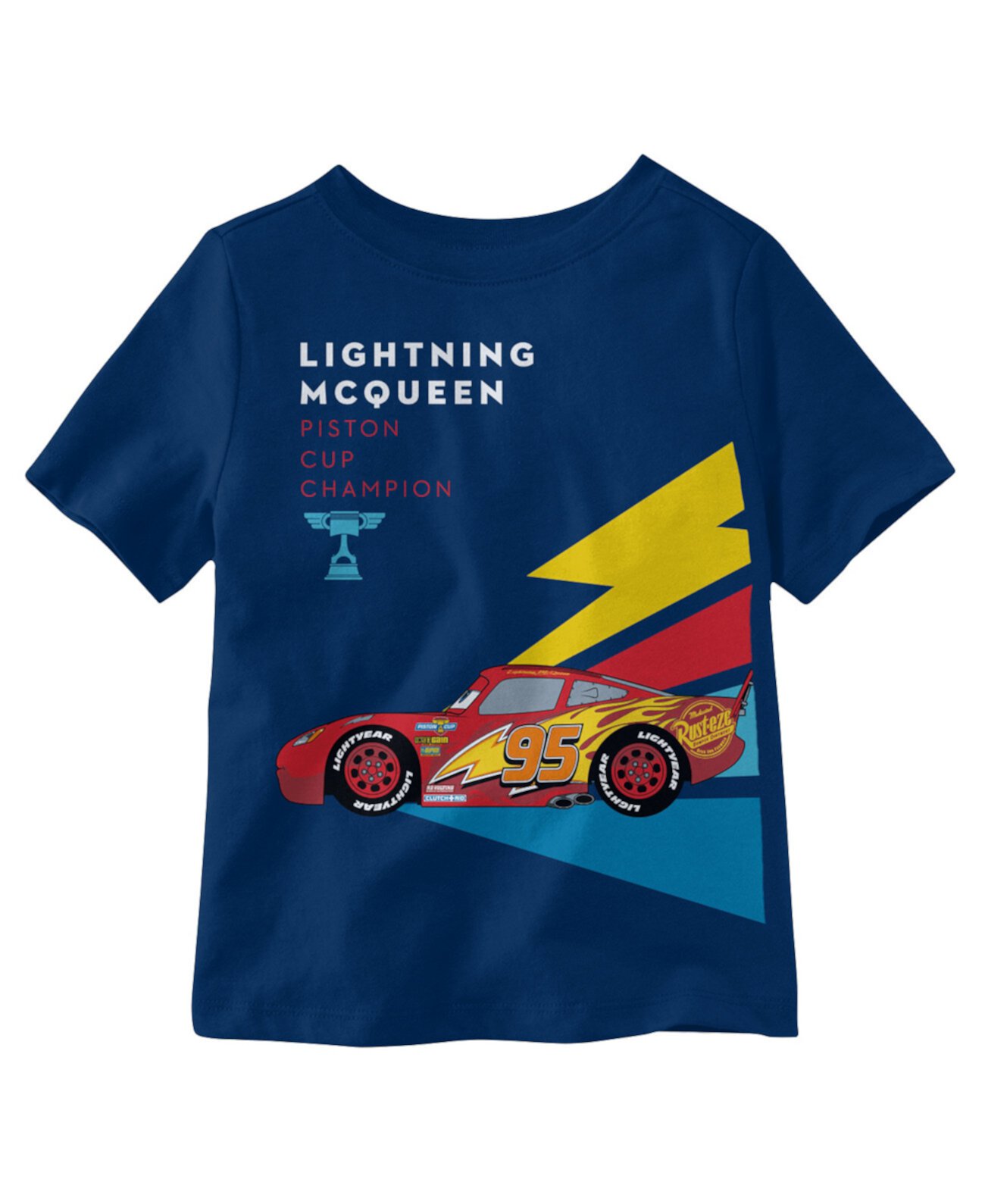 Little Boys Cars Stripes Short Sleeves Graphic T-shirt Hybrid
