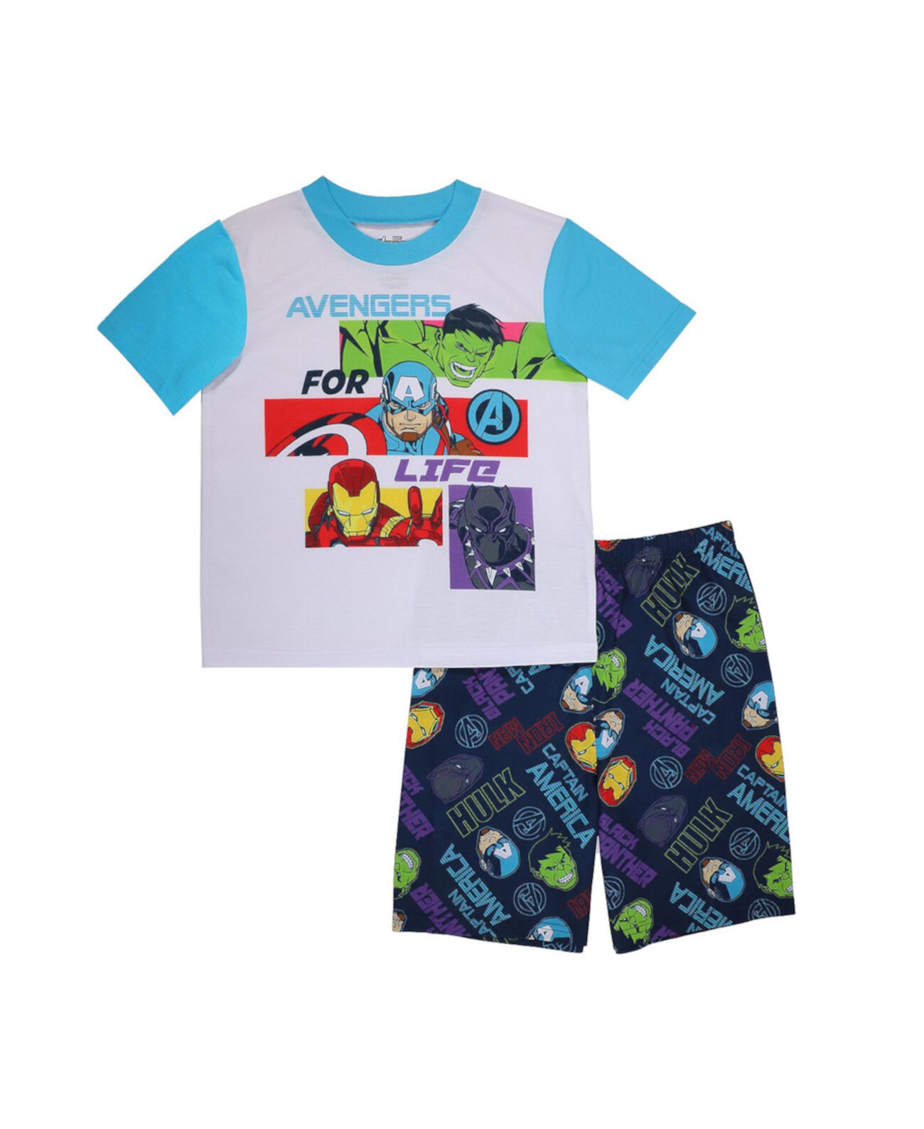 Пижамы для больших мальчиков, комплект из 2 предметов Avengers