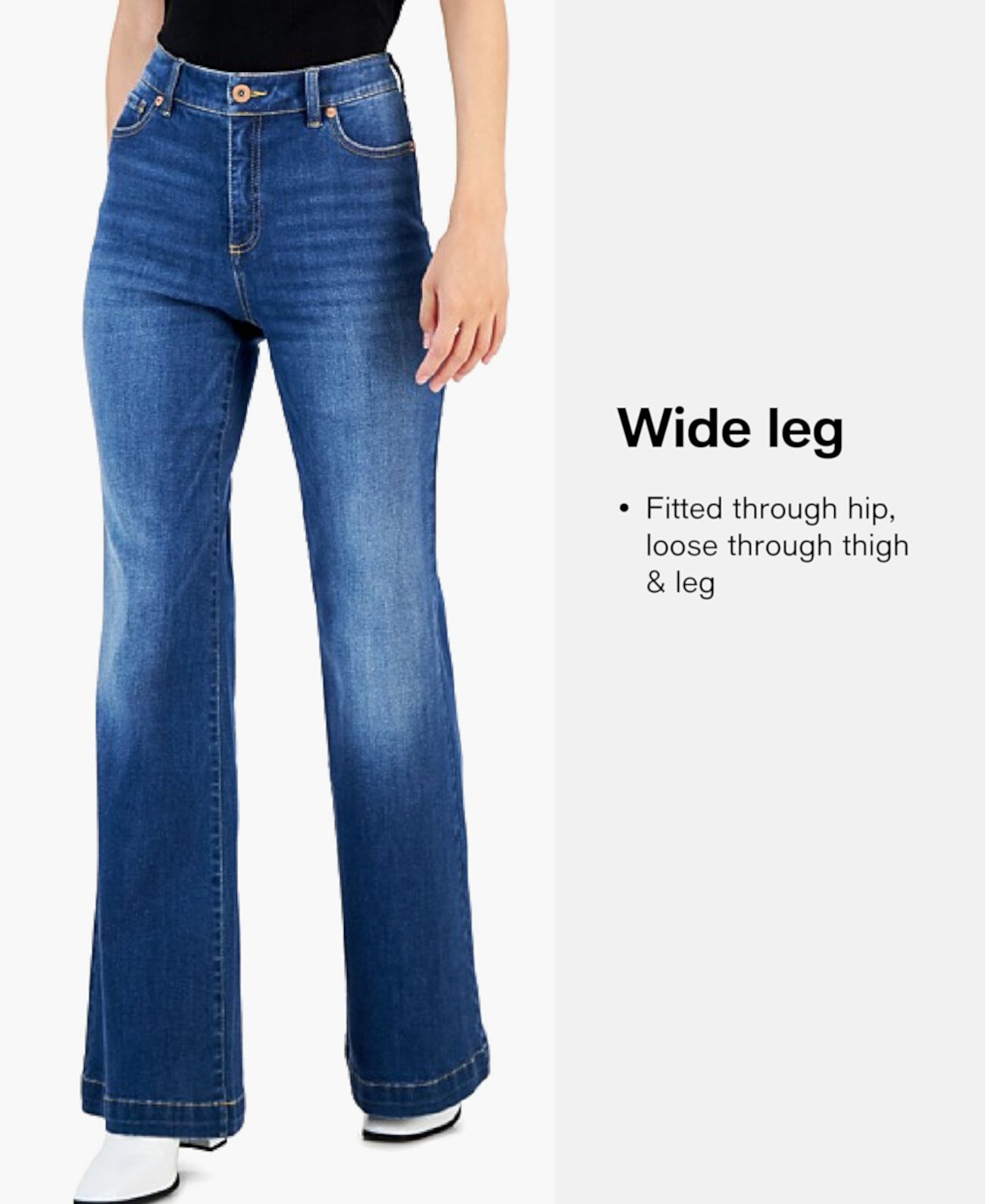 Женские очень широкие джинсы с низкой посадкой Lucky Brand