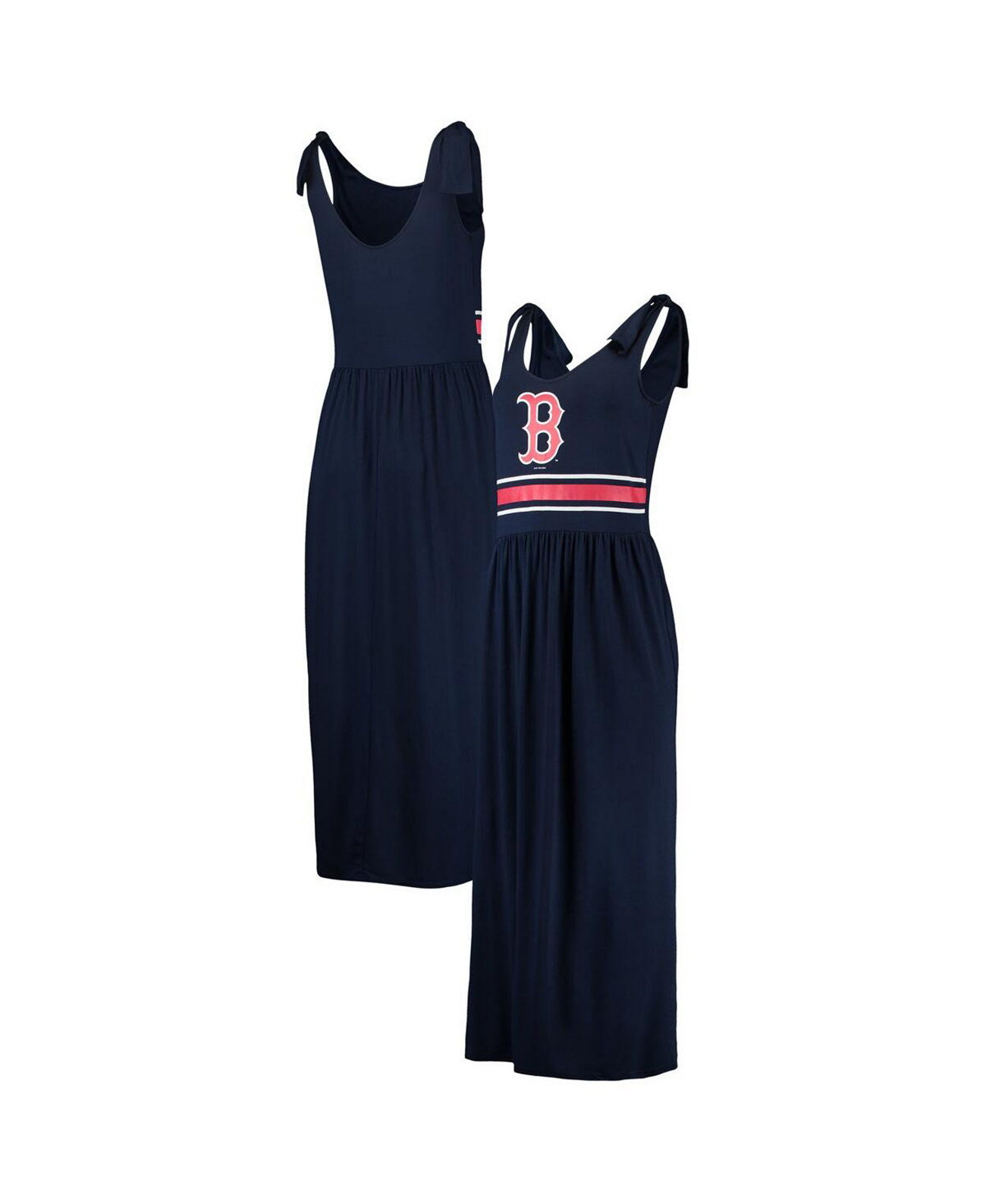 Женское темно-синее платье макси Boston Red Sox Game Over G-III