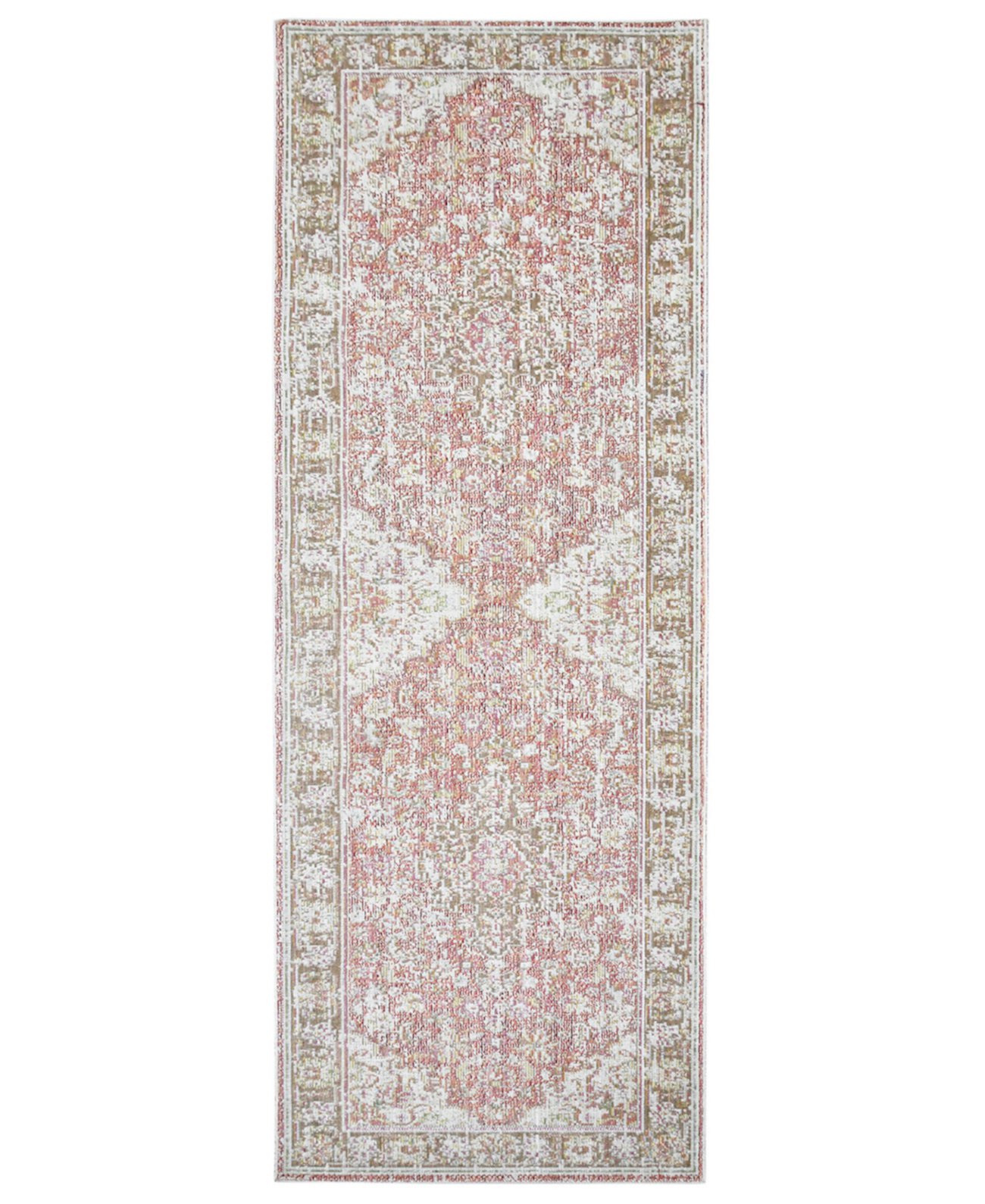 Классический ковровый бегунок 76 см x 244 см, 100% полиэстер, низкий ворс Amer Rugs