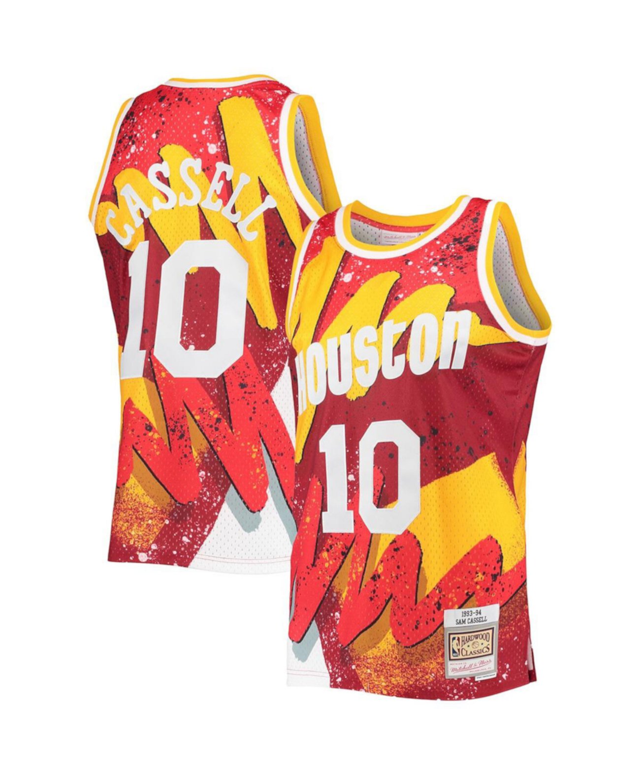 Заказать Джерси Мужская майка Sam Cassell Red Houston Rockets Hardwood  Classics 1993-94 Hyper Hoops Swingman Mitchell & Ness, цвет - красный, по  цене 20 380 рублей на маркетплейсе Usmall.ru