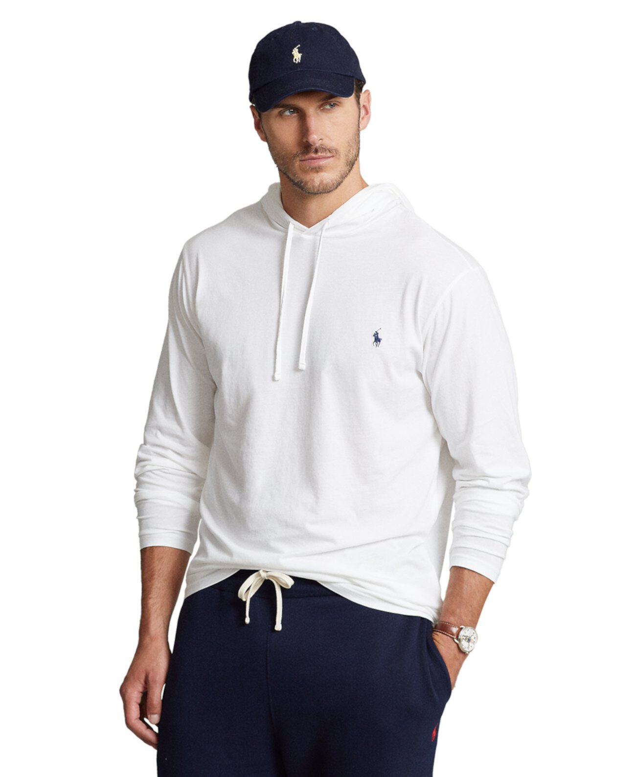 Мужская Футболка Polo Ralph Lauren Big & Tall Hooded Polo Ralph Lauren