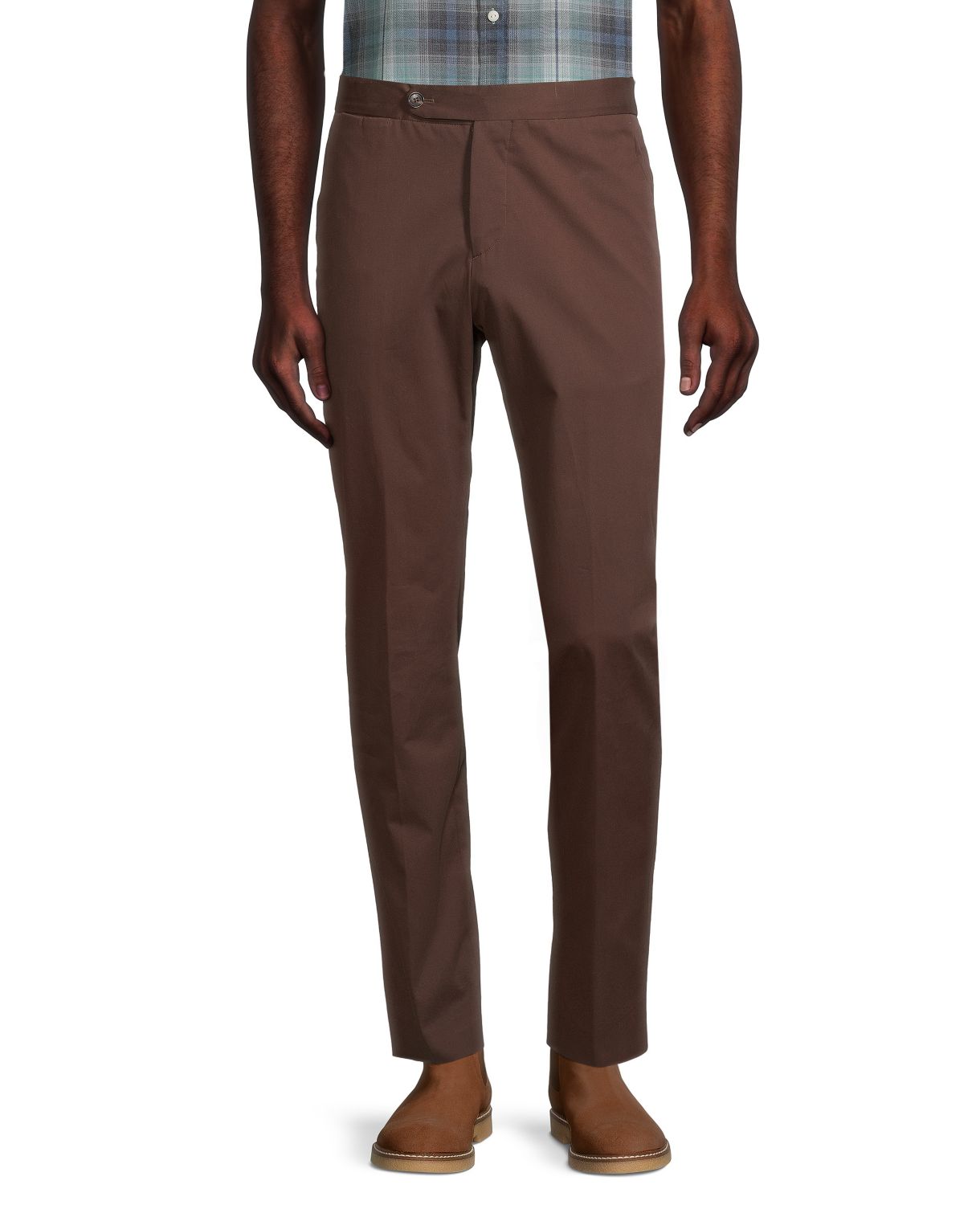 Купить Повседневные брюки Брюки Gurkha с поясом Zegna, цвет - коричневый,по цене 18 340 рублей в интернет-магазине Usmall.ru