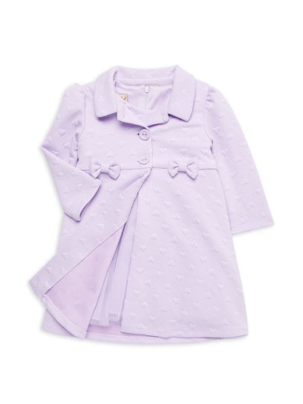 Повседневные платья Purple Rose Для девочек Little Girl's 2-Piece Sleeveless Woven Dress & Jacket Set Purple Rose