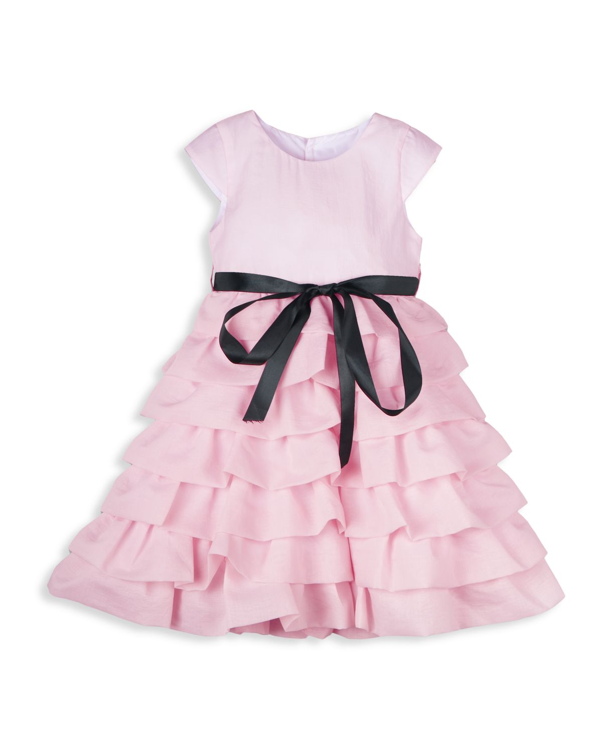 Платье Audrey с поясом и рюшами для маленькой девочки Joe-Ella