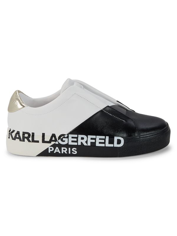 Кроссовки Cyrene на платформе с цветными блоками Karl Lagerfeld Paris