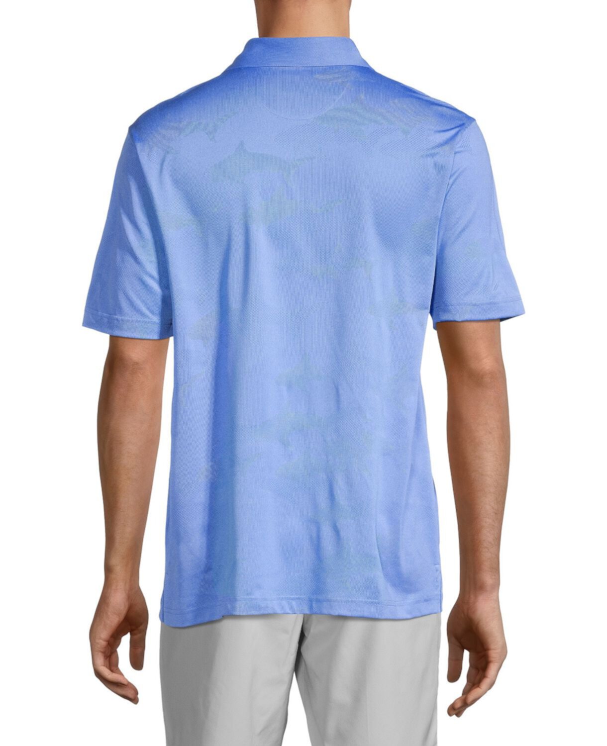 Жаккардовая рубашка-поло с принтом Shark Greg Norman