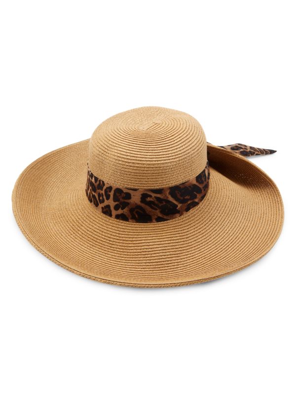 Шляпа с леопардовым принтом San Diego Hat Company