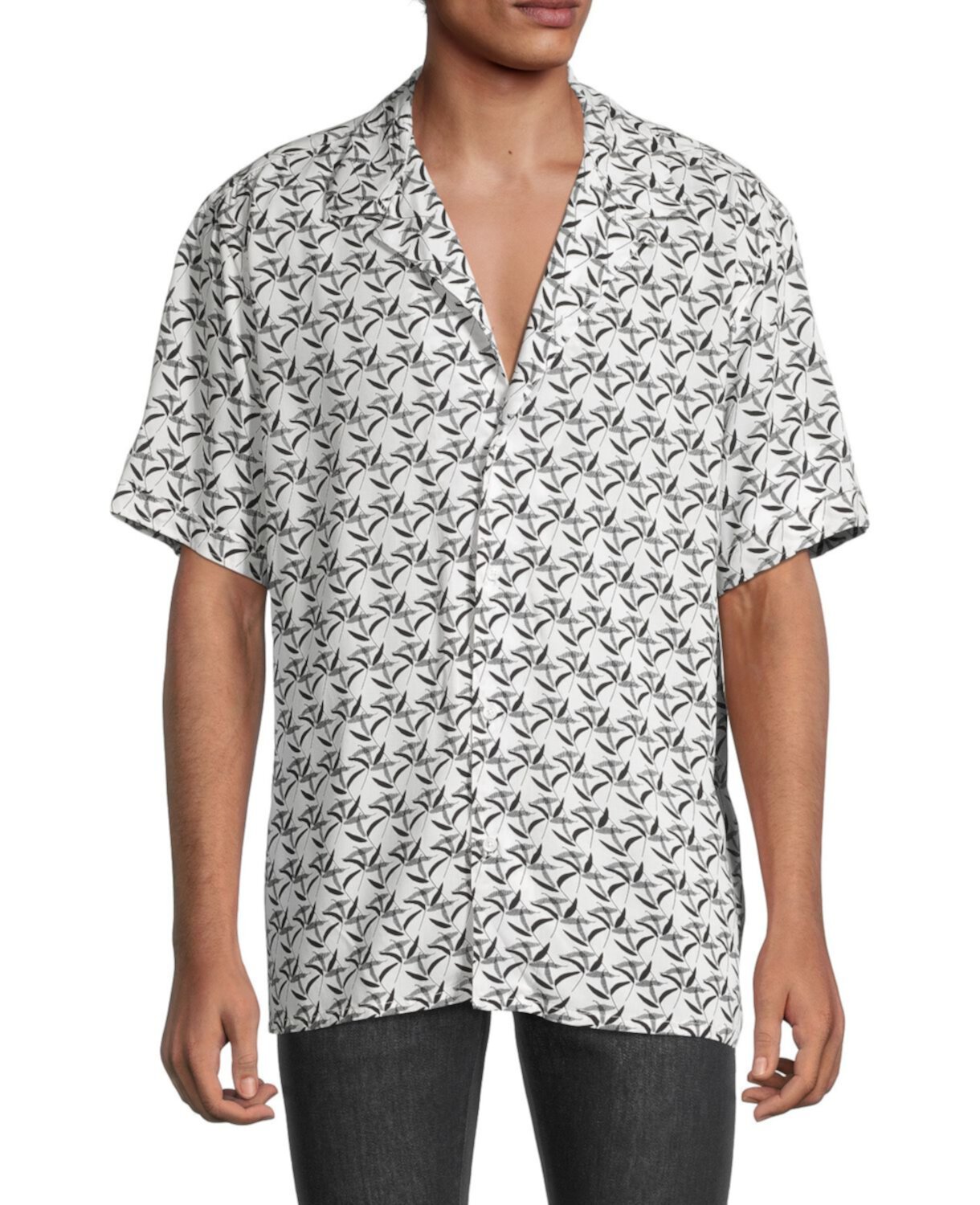 Рубашка с абстрактным принтом Toscano