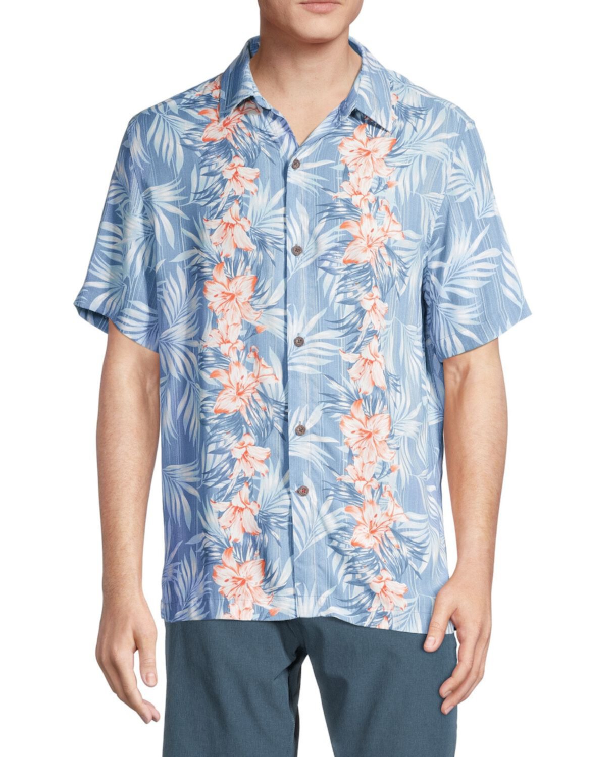 Рубашка с тропическим принтом Havana Jim