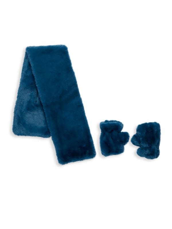 Комплект аксессуаров APPARIS Baby Girl’s Abby 3-Piece Faux Fur Set APPARIS