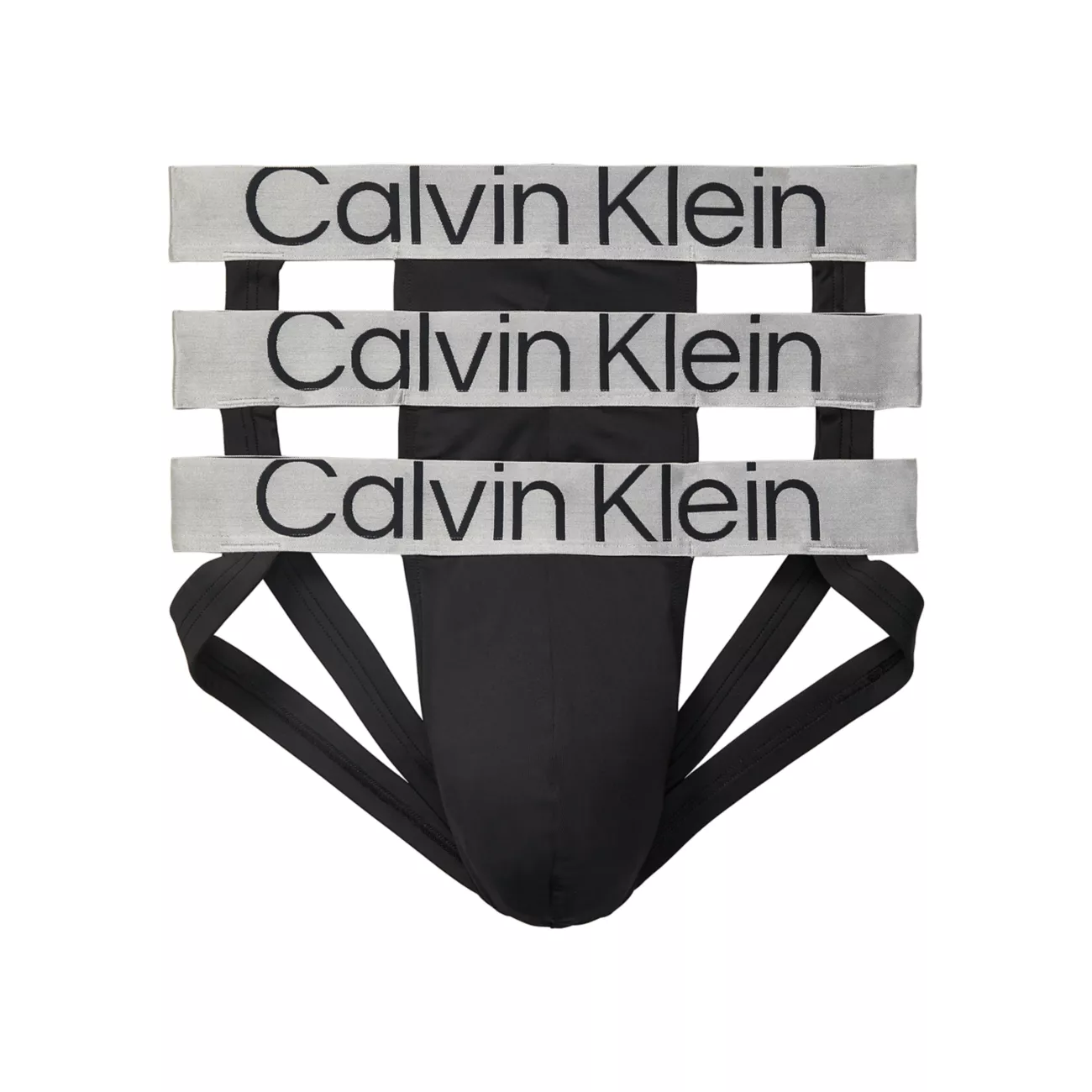 Пересмотренный стальной микро-бандаж из 3-х частей Calvin Klein
