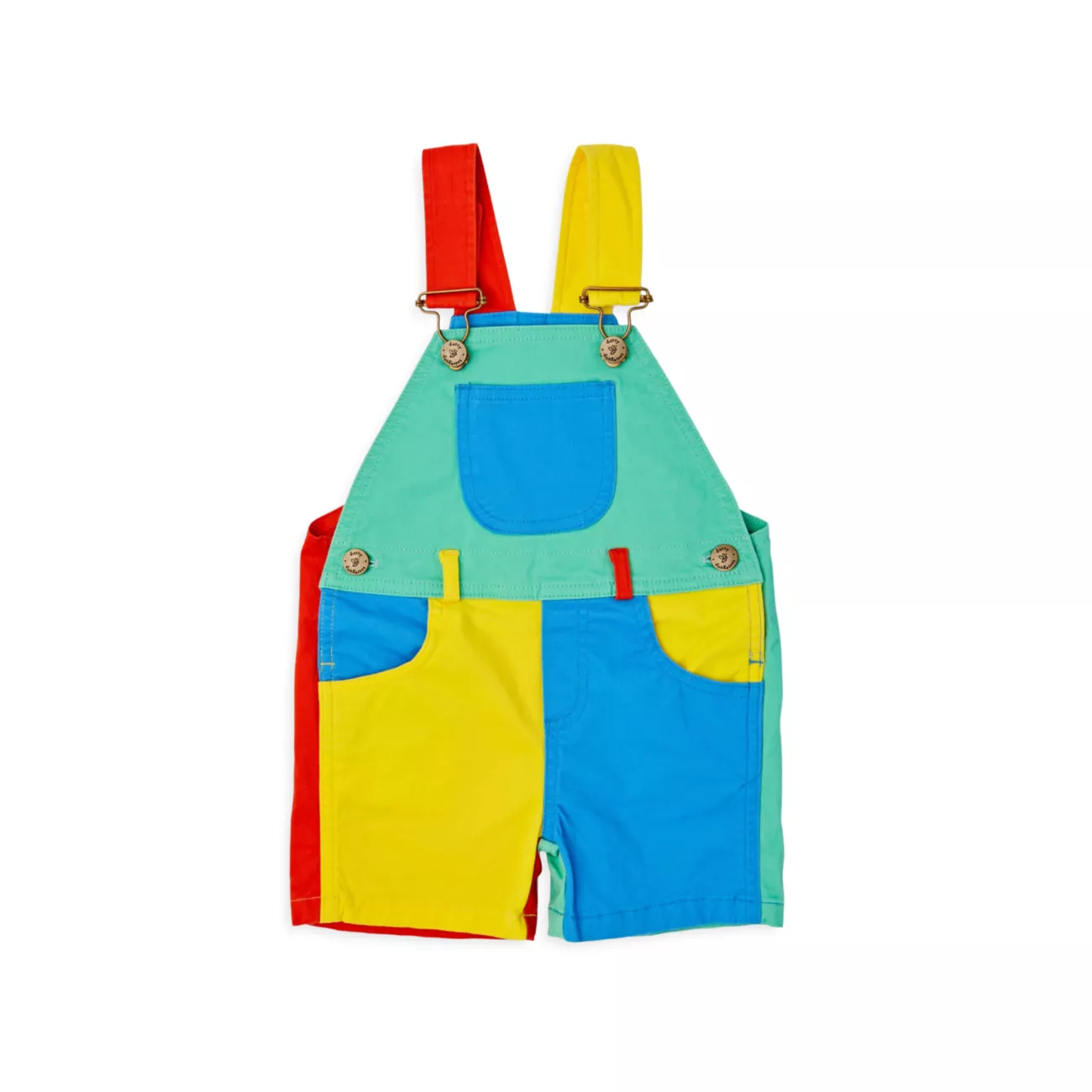 Baby's, Little Kid's &amp; Детские шорты с цветными блоками основного цвета Dotty Dungarees