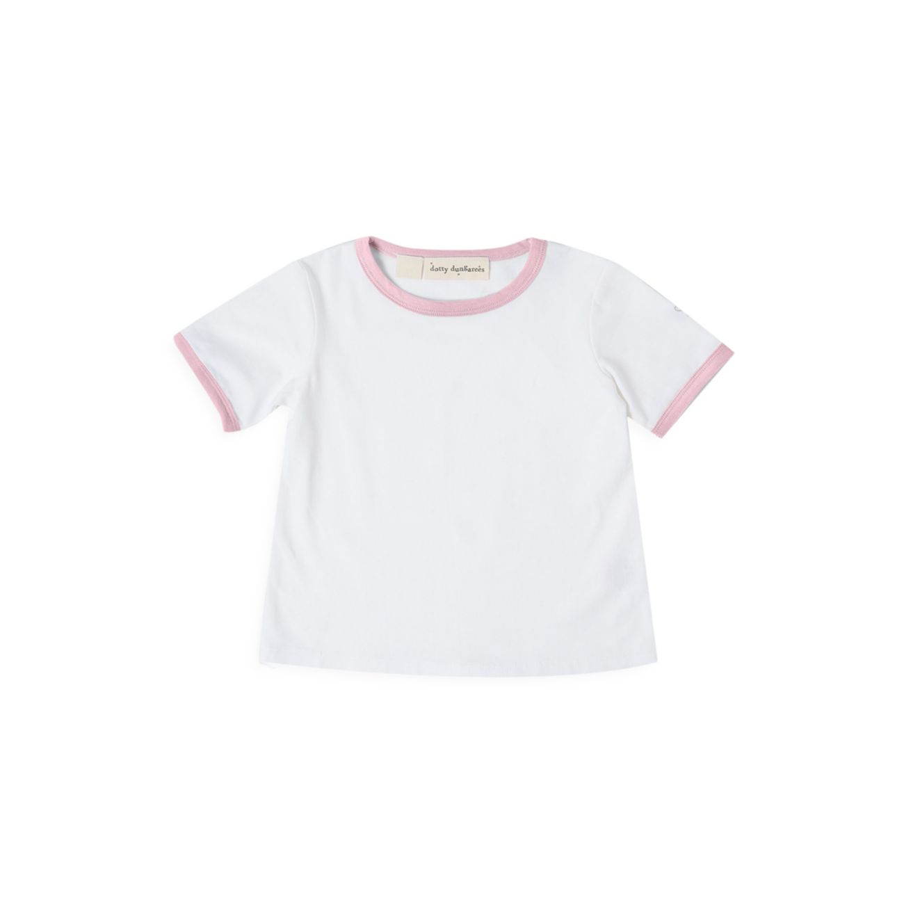 Baby's, Little Kid's &amp; Детская футболка Ringer из эластичного хлопка Dotty Dungarees