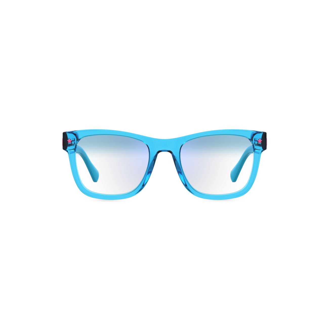 50 мм прямоугольные синие очки Chiara Ferragni