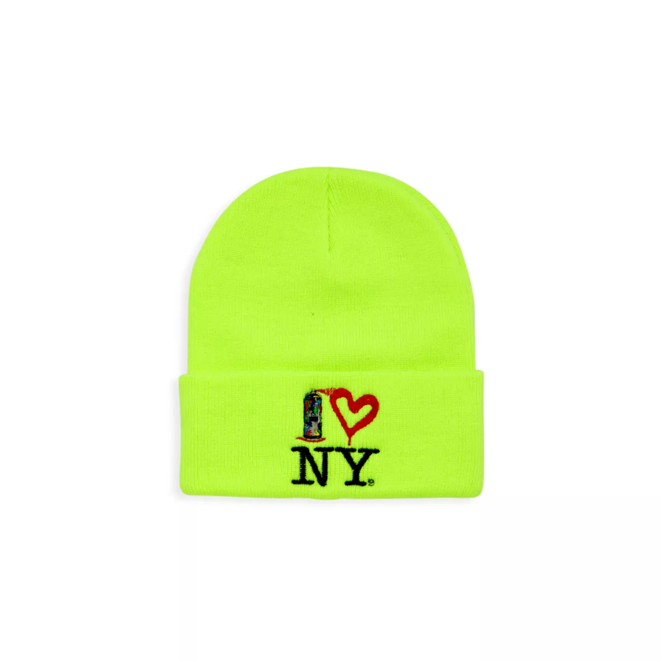 Вязаная шапка New York с аэрозольной краской PiccoliNY