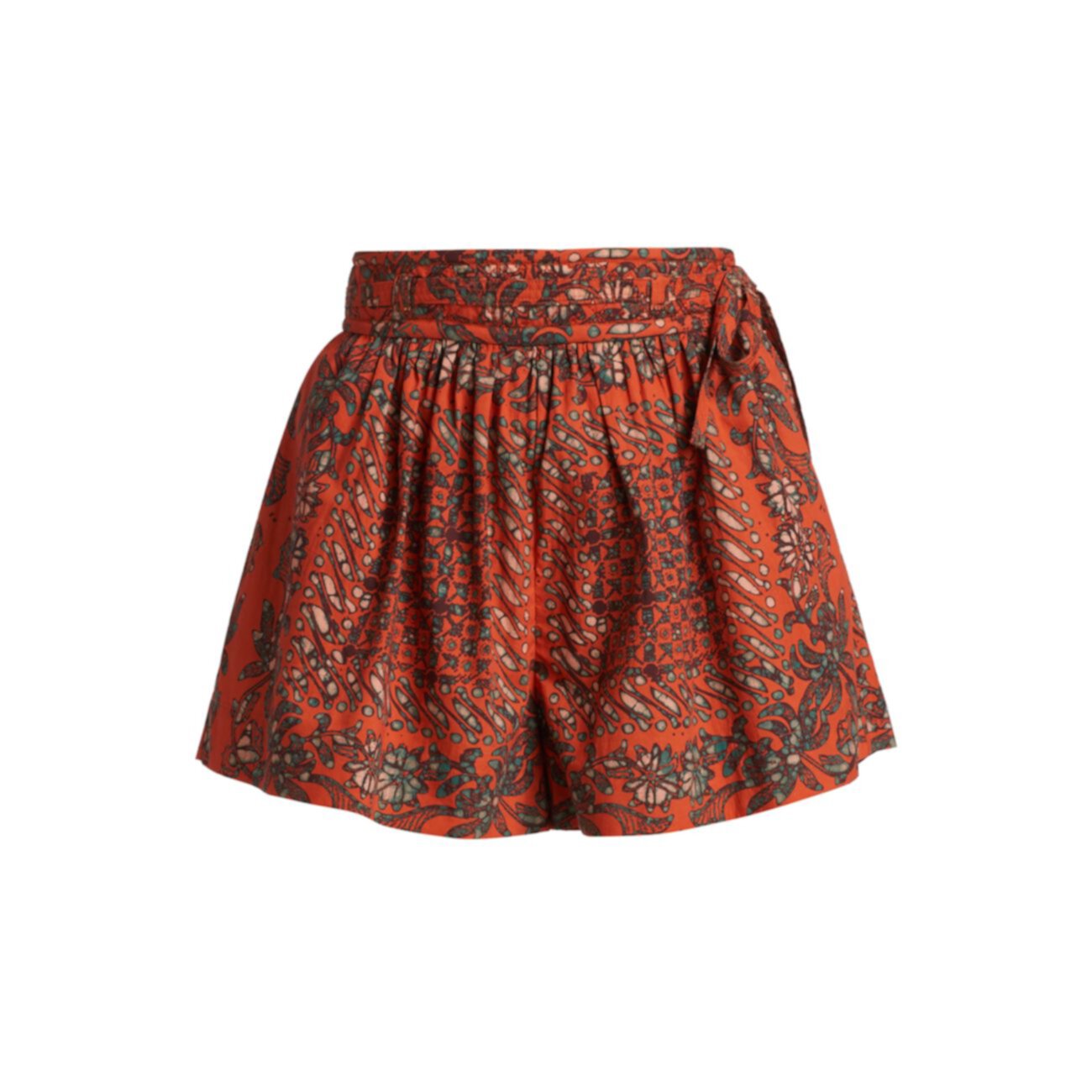 Nalani Belted Cotton Shorts Ulla Johnson