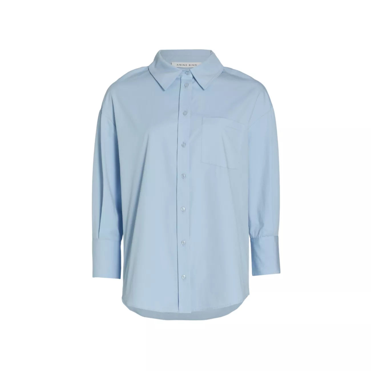 Серо-белая рубашка Mika ANINE BING – заказать из-за границы с доставкой в  «»