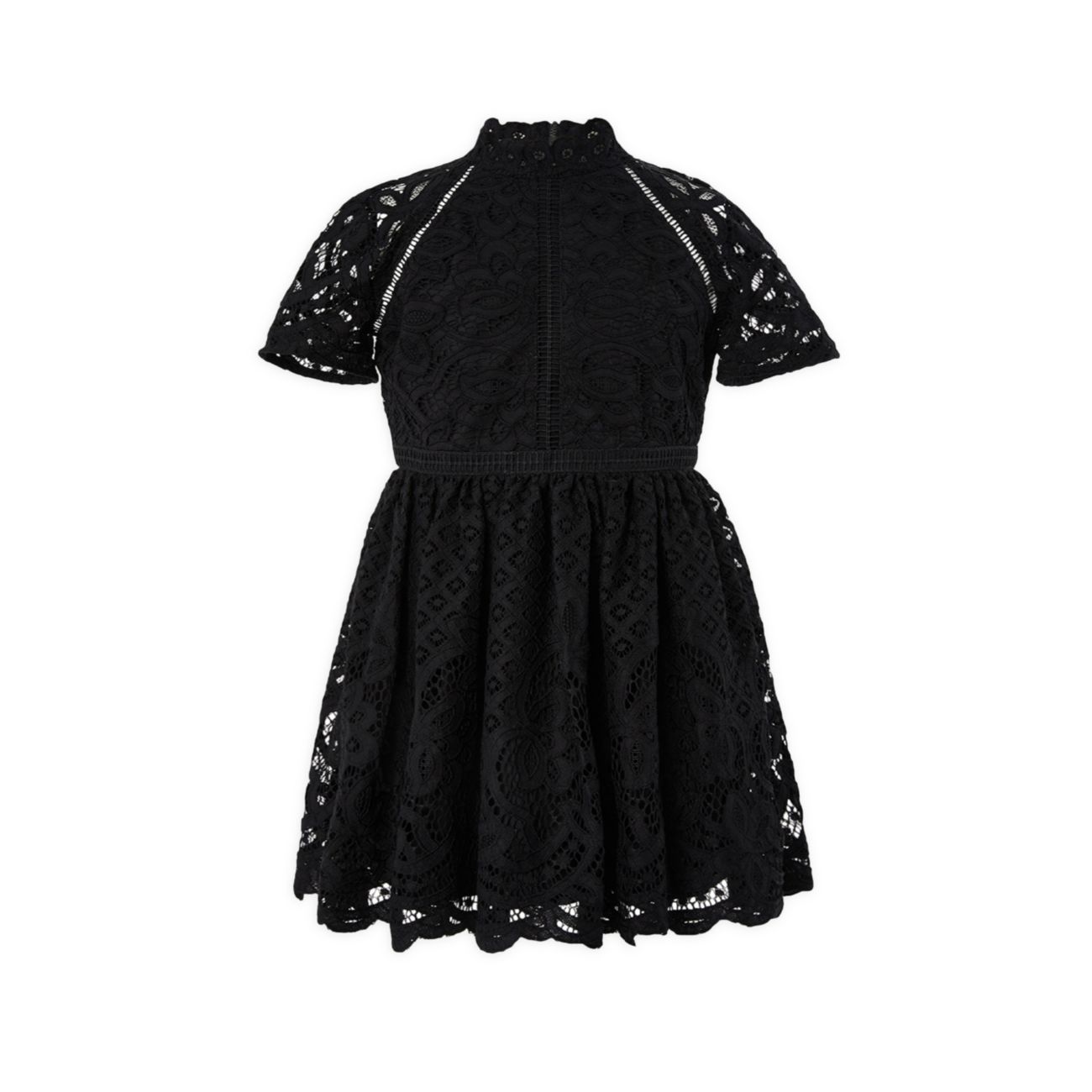 Кружевное мини-платье Mila для девочки Bardot Junior