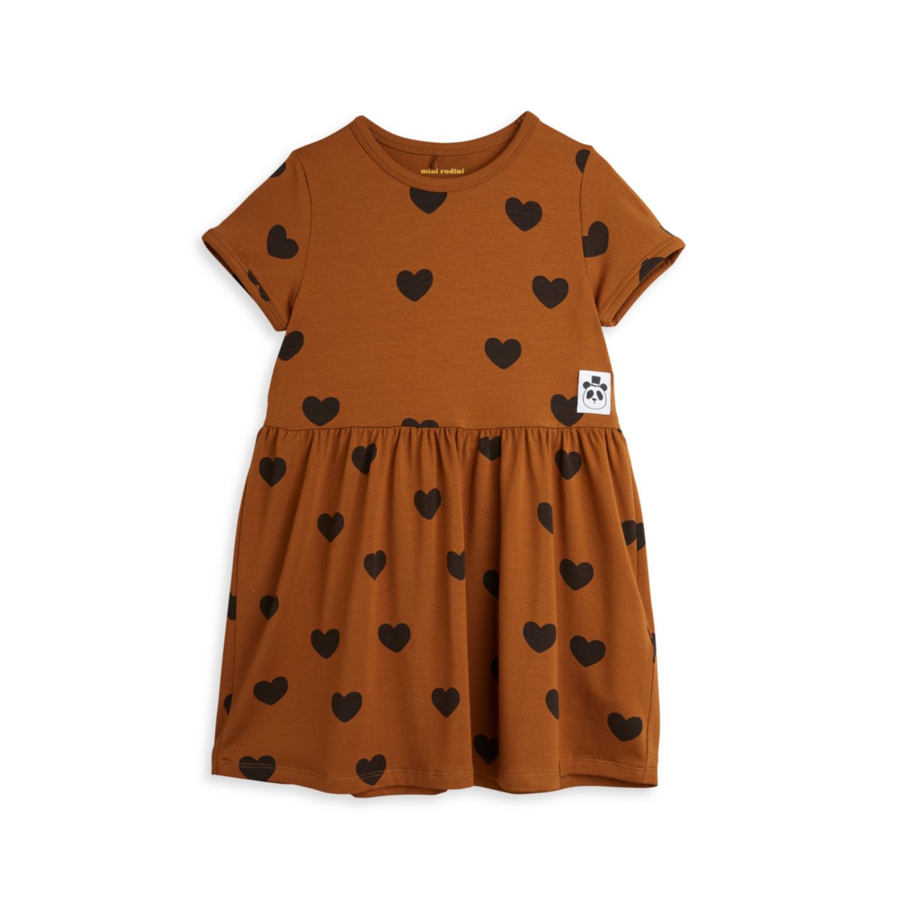 Маленькая девочка &amp;amp; Платье для девочки с принтом "Сердце" Mini rodini