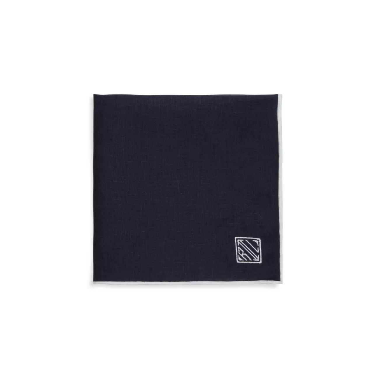 Льняной нагрудный платок с логотипом в стиле ар-деко Ralph Lauren
