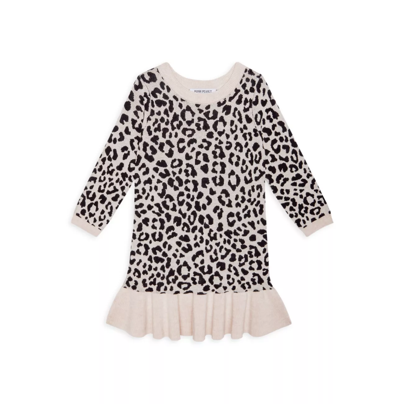 Little Girl's &amp; Girl's Layla Long Sleeve Sweater Dress Posh Peanut