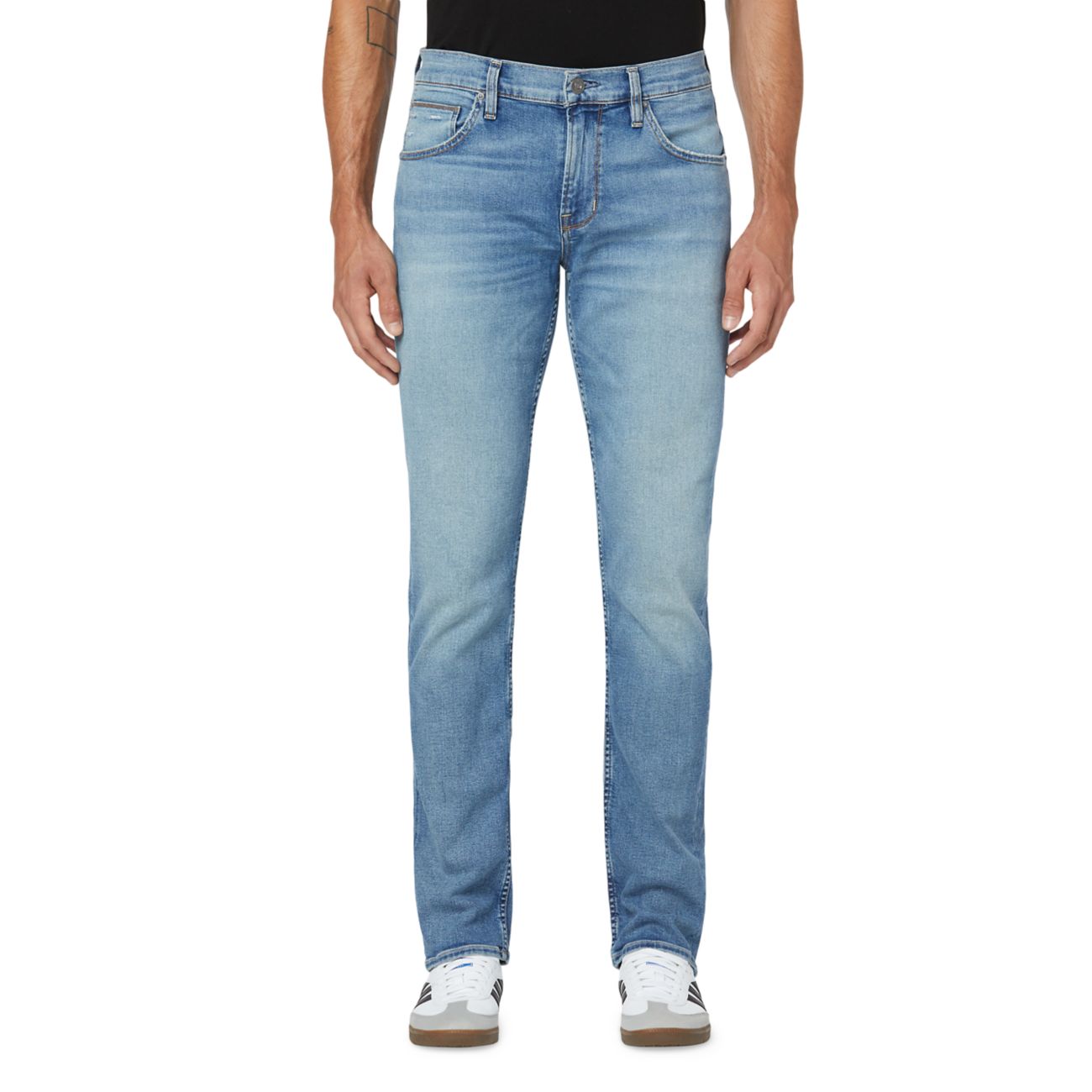 Прямые джинсы с пятью карманами Byron Slim Hudson Jeans