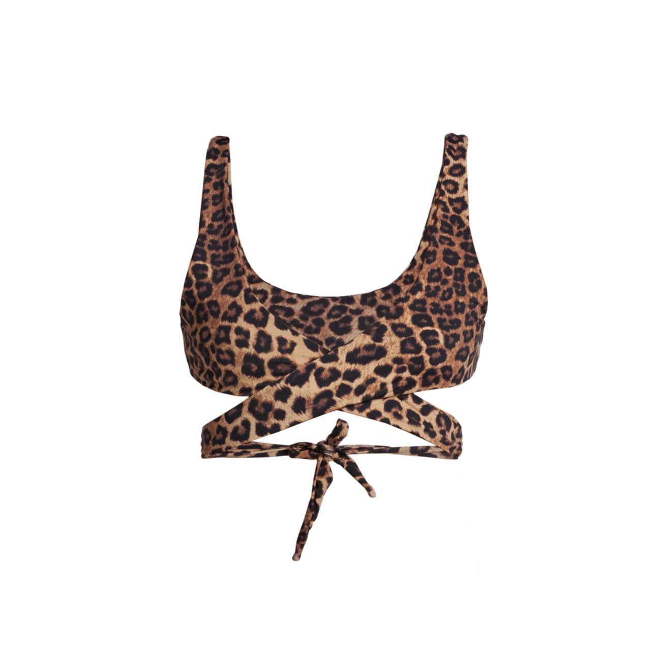 10 способов носить топ бикини с леопардовым принтом Good American