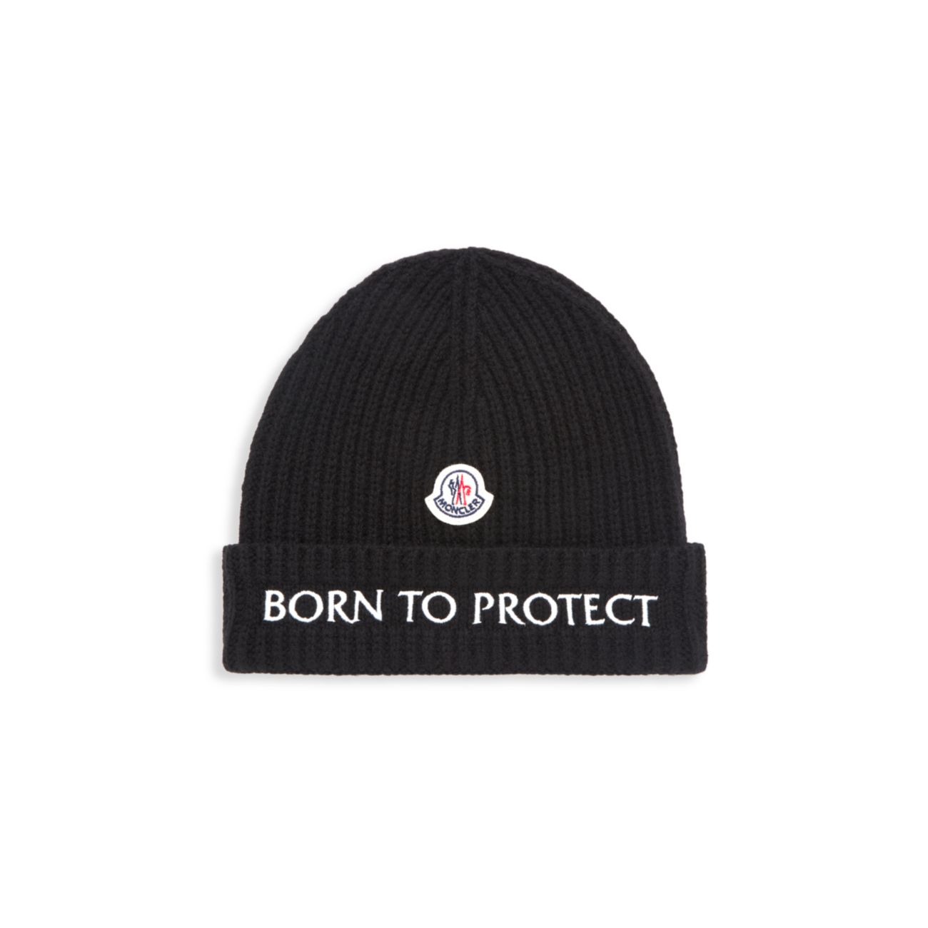 Шерстяная шапка "Born To Protect" Moncler
