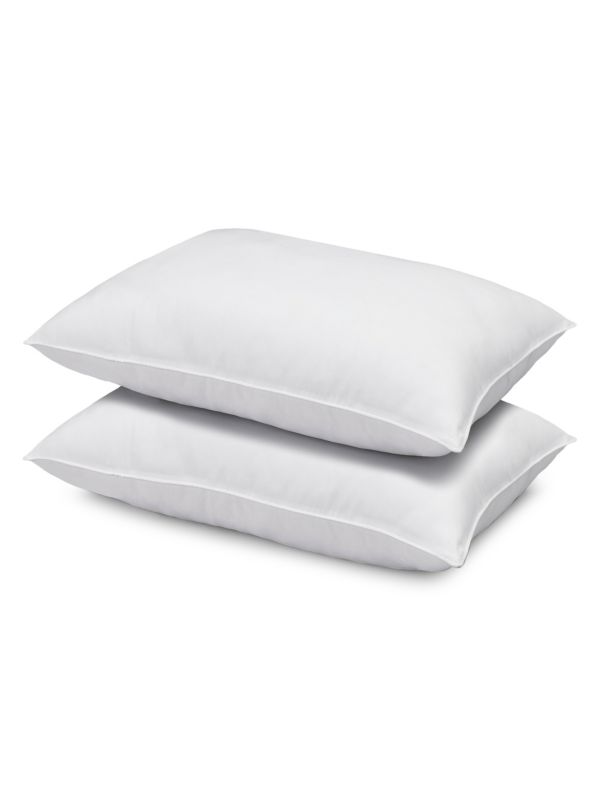 Home 2-Piece Soft Plush Gel Microfiber Stomach Sleeper Pillow Set Ella Jayne