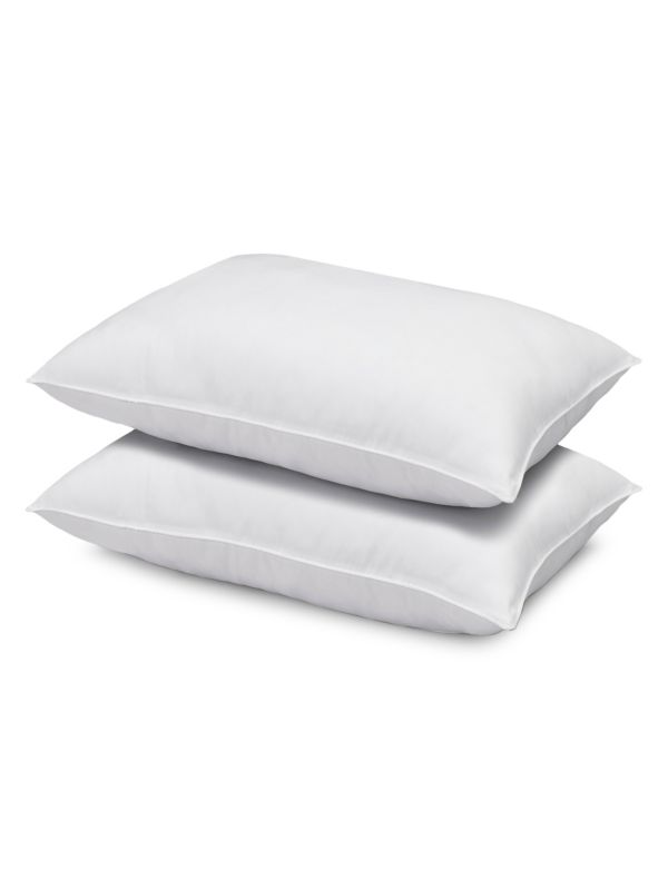 Home 2-Piece Signature Plush Down-Filled Medium Microfiber Pillow Set Ella Jayne