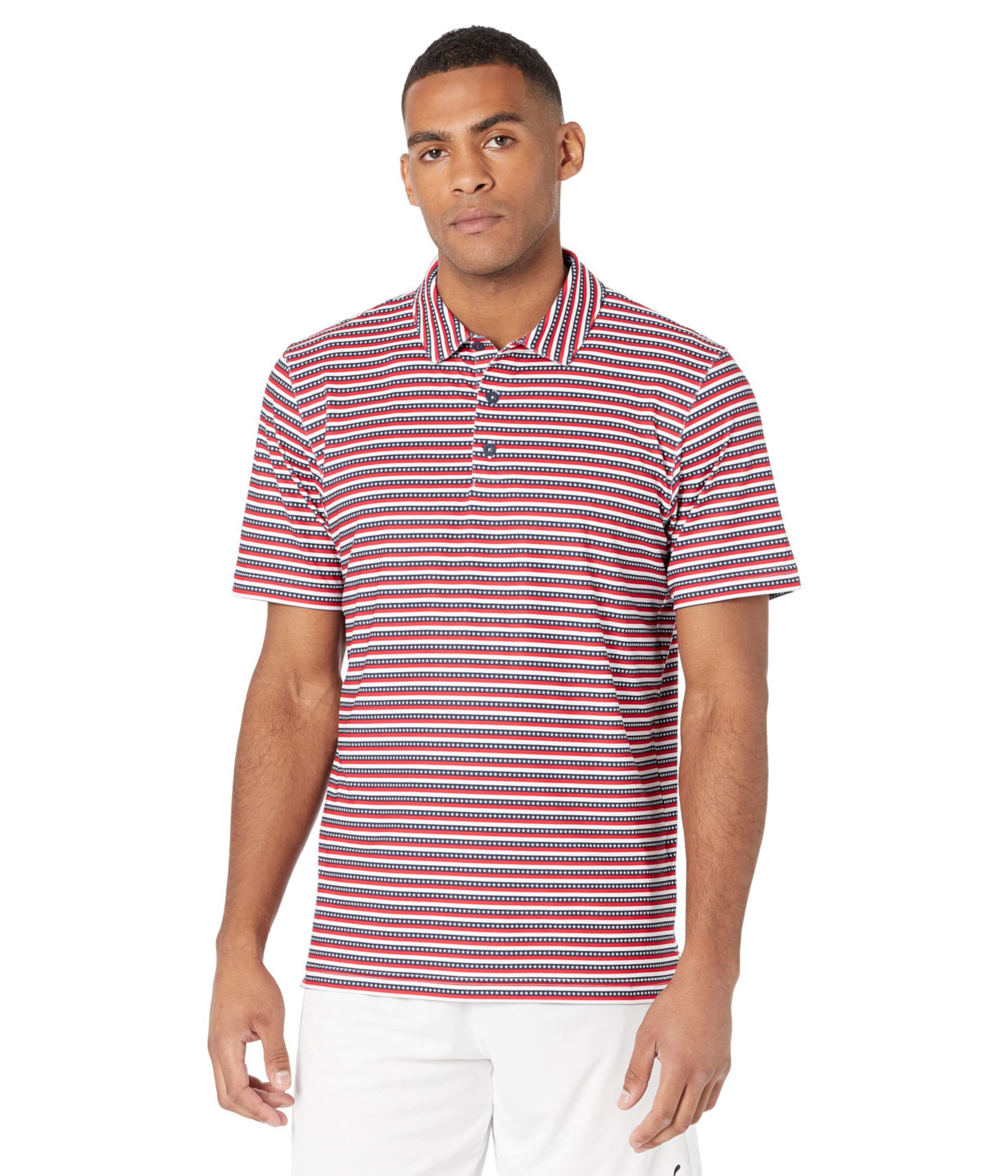 Мужская рубашка-поло PUMA Golf Volition Free Stripe PUMA Golf