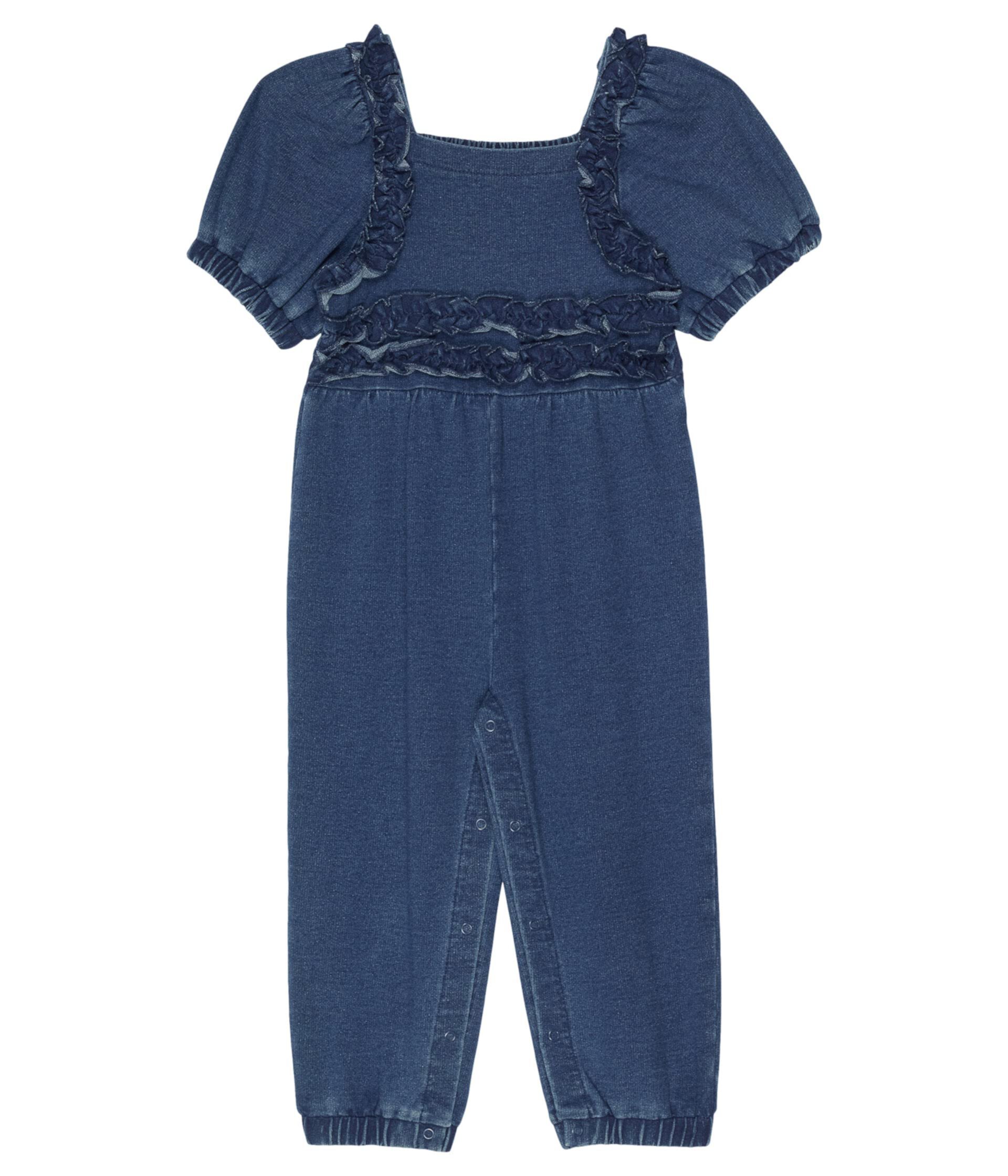 Square Ruched Jumpsuit (Infant) Habitual