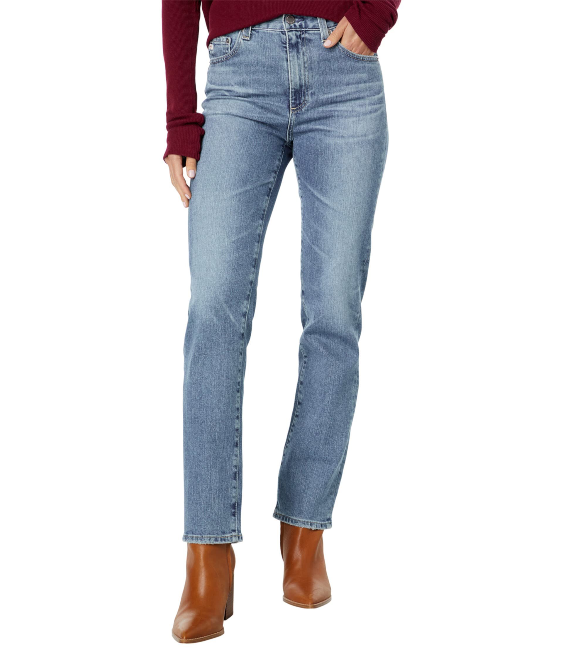 Saige High-Rise Straight Leg in 12 Years Salvation AG Jeans