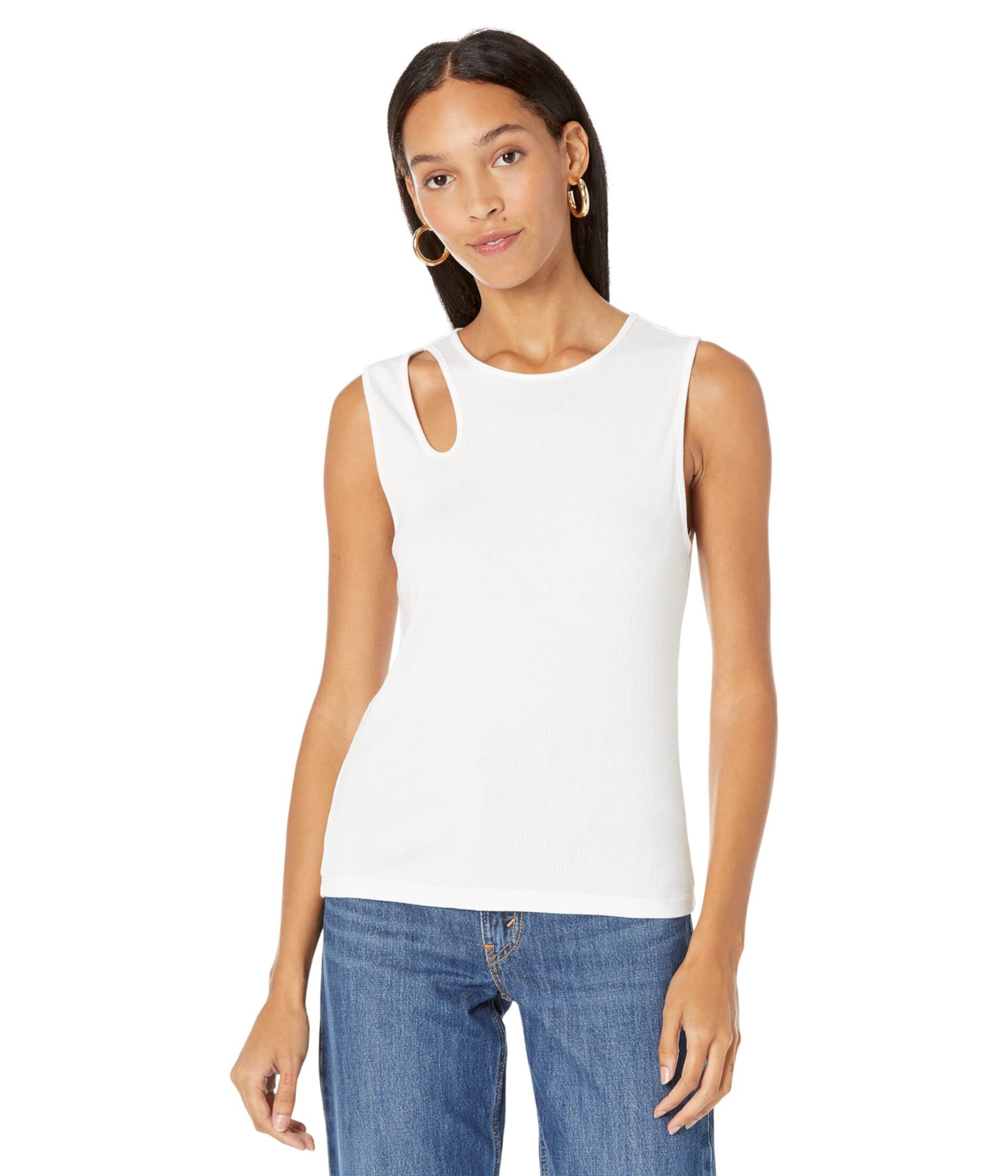 Modal Rib Cutout Tank Monrow