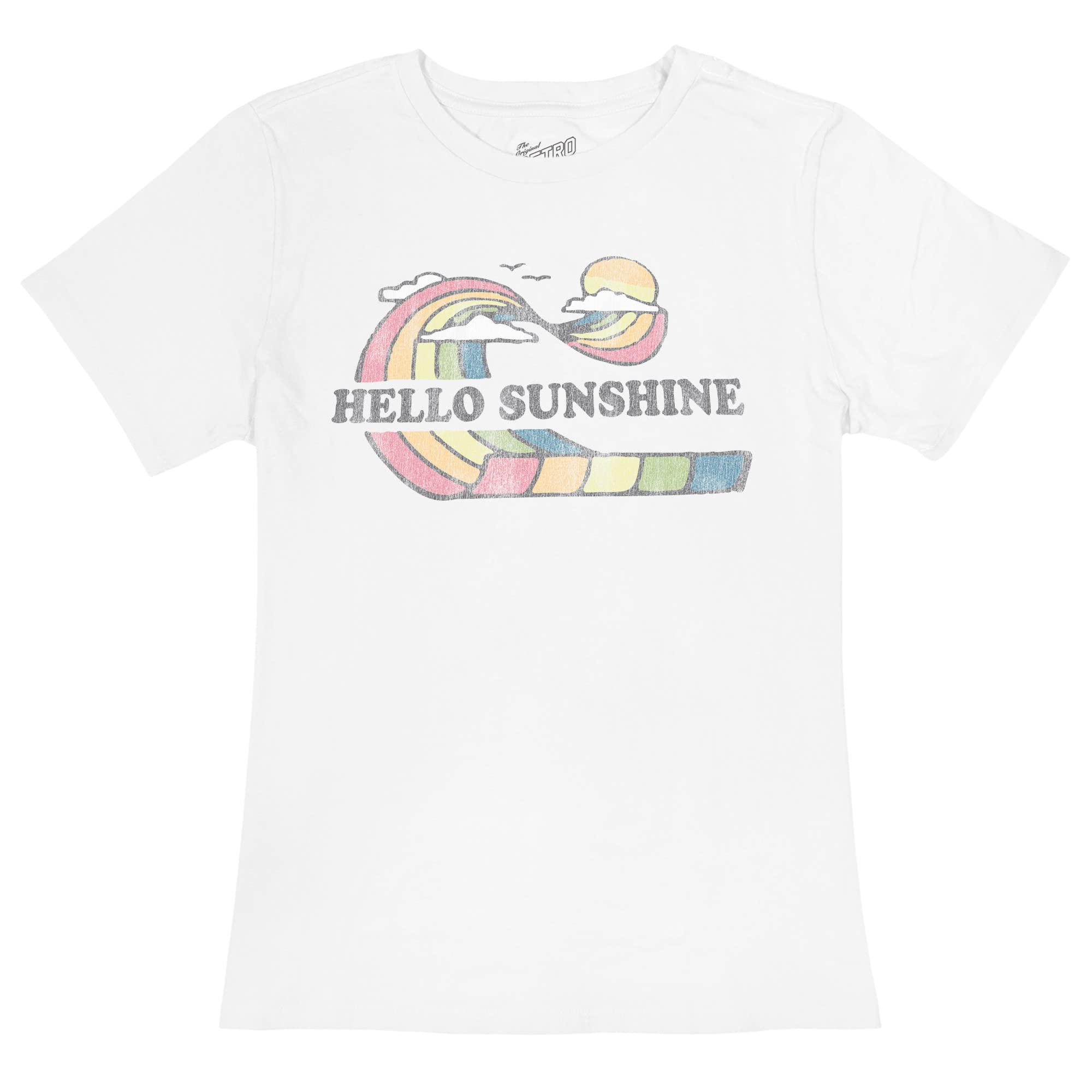 Хлопковая футболка с круглым вырезом Hello Sunshine (для больших детей) The Original Retro Brand Kids