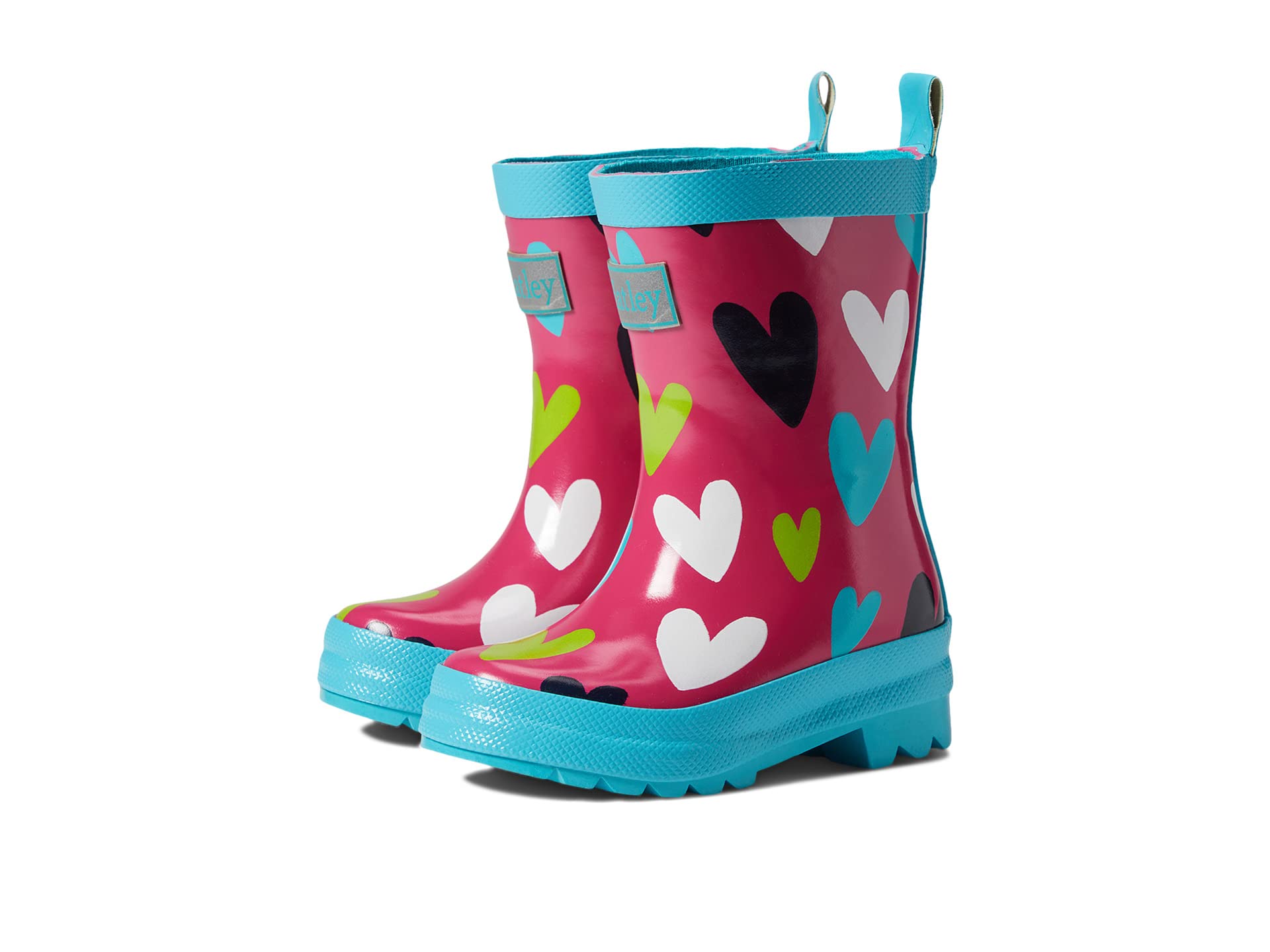 Детские резиновые сапоги Hatley Confetti Hearts с веселым принтом и текстильной стелькой Hatley