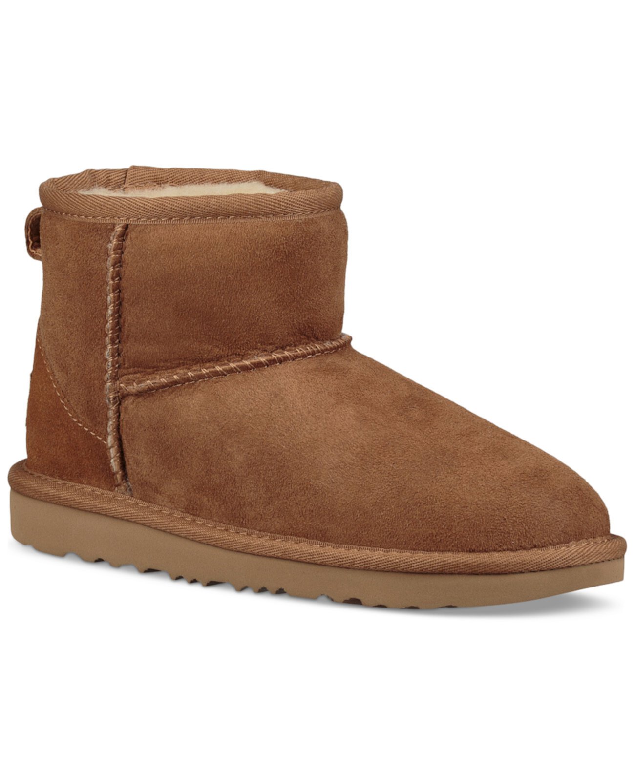 Детские ботинки UGG Classic Mini II с пушистой отделкой и подошвой Treadlite Ugg