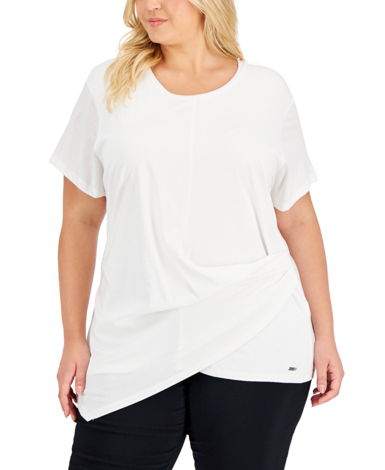 Женская Футболка Calvin Klein Plus Size Draped Calvin Klein