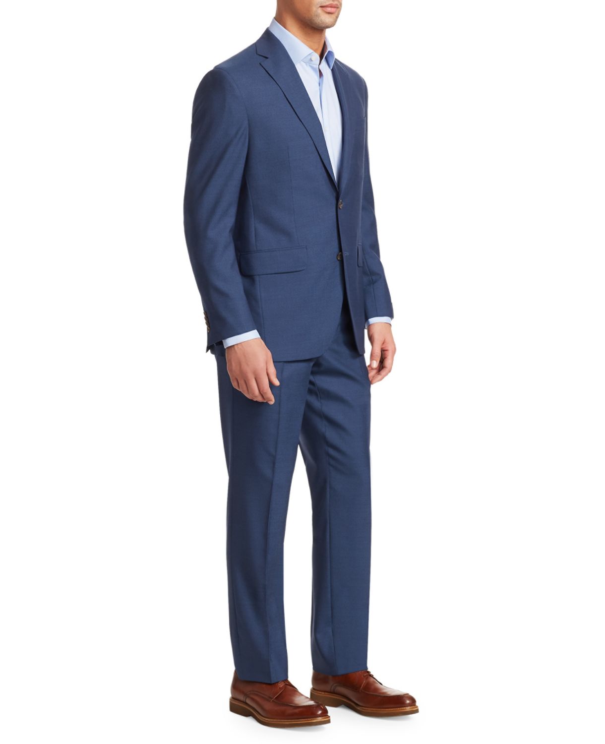 COLLECTION Solid-Color Wool Suit Saks Fifth Avenue